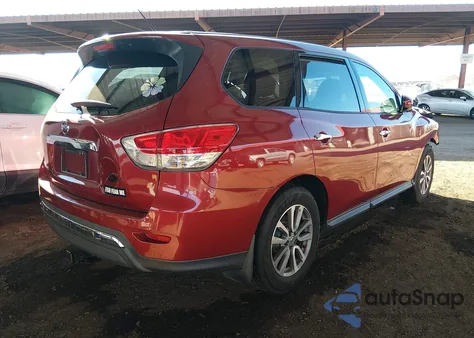 2014 Nissan Pathfinder S из США, поврежденный, VIN 5N1AR2MN6EC678166